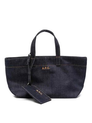 A.P.C.: トートバッグ - トートバッグ - ブルー