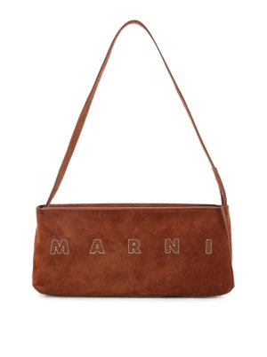 Marni: ショルダーバッグ - ショルダーバッグ - ブラウン