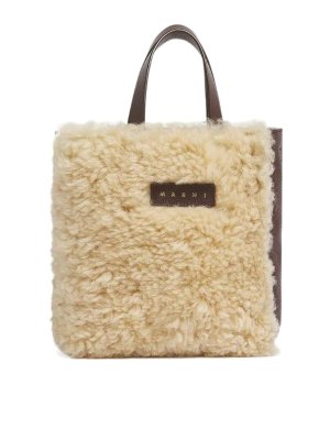 Marni: totes bags - museo soft mini montone