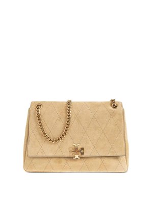 TORY BURCH: borse a spalla - Borsa a tracolla Charlie in pelle scamosciata