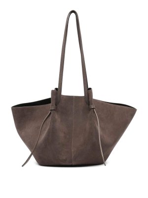 YUZEFI: Handtaschen - Shopper - Braun