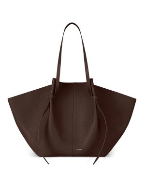 YUZEFI: Handtaschen - Shopper - Braun
