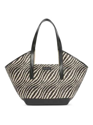 Marni: トートバッグ - トートバッグ - 黒
