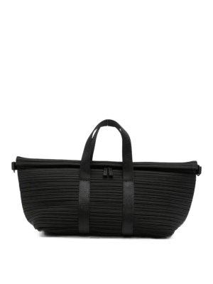 PLEATS PLEASE ISSEY MIYAKE: トートバッグ - トートバッグ - 黒