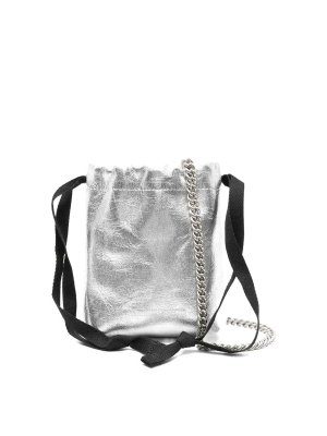 ANN DEMEULEMEESTER: トートバッグ - トートバッグ - メタル