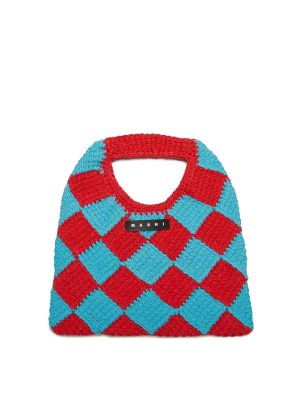 Marni: totes bags - Diamond Crochet