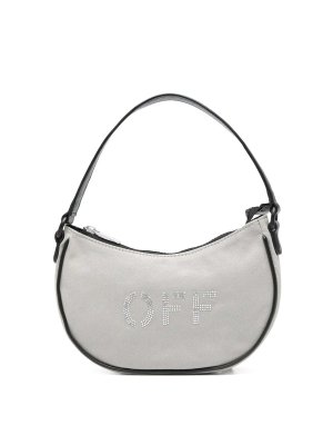 OFF-WHITE: ショルダーバッグ - ショルダーバッグ - グレー