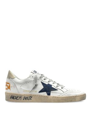 GOLDEN GOOSE: trainers - Nappa Upper Toe Suede Star Leather Heel