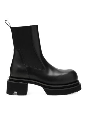 RICK OWENS: boots - Beatle Bogun Leather Boots