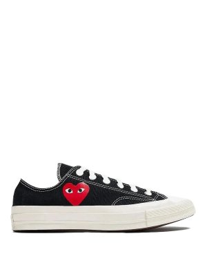 Comme des Garçons Play: Chaussures de sport - Baskets - Noir
