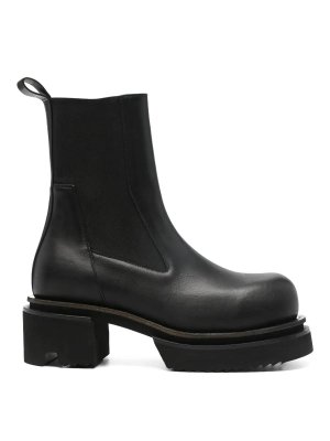 RICK OWENS: boots - Beatle Bogun Leather Boots