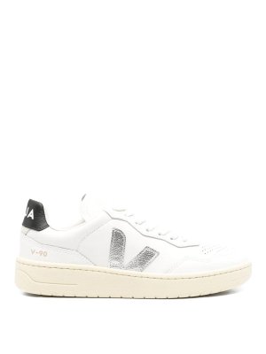 VEJA: sneakers - Sneakers V90 in ecopelle