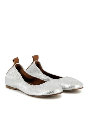 LANVIN: フラットシューズ - フラットシューズ - メタル
