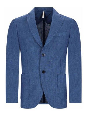 120% LINO: blazers - Single-breasted linen jacket