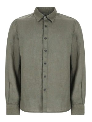 120% LINO: Camisas - Camisa - Verde