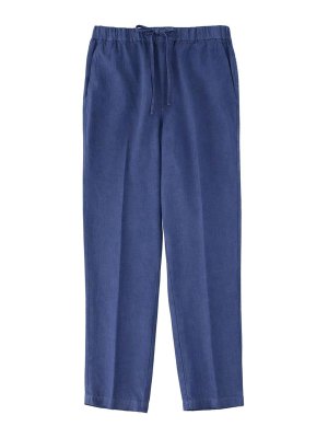 120% LINO: pantaloni casual - Pantalone In Lino Con Coulisse