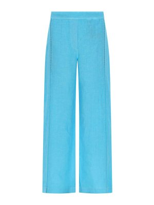 120% LINO: pantaloni casual - Pantalone Ampio In Lino