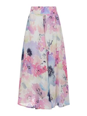 120% LINO: Faldas largas - Falda Larga - Multicolor