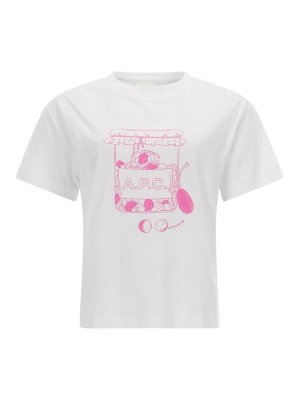A.P.C.: T-shirts - T-Shirt - Weiß