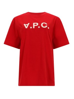 A.P.C.: T-shirts - T-Shirt - Rot