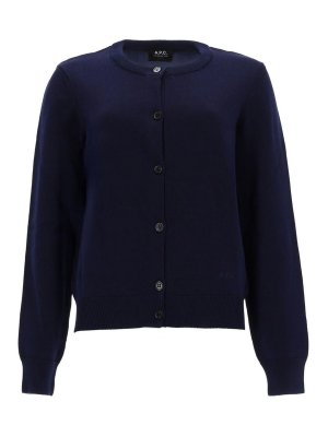 A.P.C.: Pull col rond - Pull Col Rond - Bleu