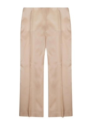 ALBERTA FERRETTI: pantaloni casual - Pantalone Dritto In Seta