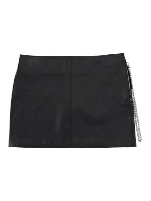 ALEXANDER WANG: ミニスカート - ミニスカート - 黒