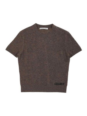 T BY ALEXANDER WANG: T-shirts - T-Shirt - Braun