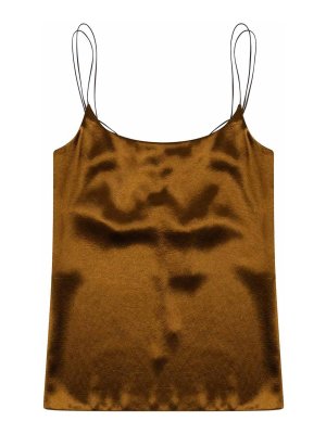 ALYSI: Tops y camisetas sin mangas - Top - Marrón