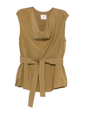 ALYSI: Tops & Tank tops - Blouse With Belt