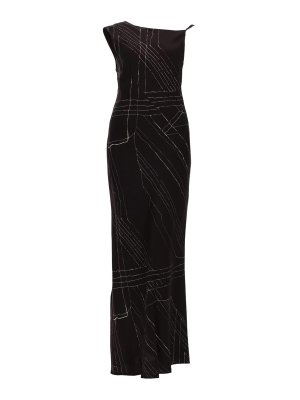 ALYSI: Maxikleider - Maxikleid - Braun