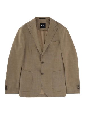 Hugo Boss: Vestes de costume - Blazer - Beige