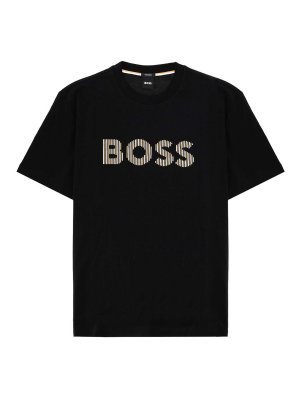 Hugo Boss: t-shirt - T-Shirt  Con Logo