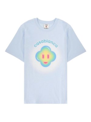 CASABLANCA: Camisetas - Camiseta - Azul Claro