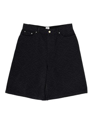CASABLANCA: pantaloni shorts - Pantaloncini con monogramma laser