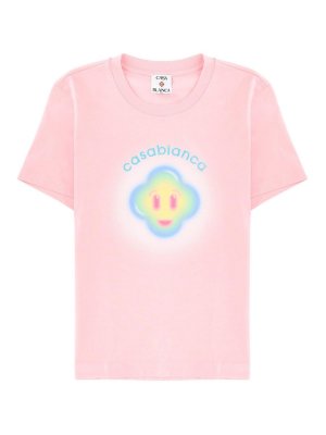 CASABLANCA: T-shirts - T-Shirt - Nude