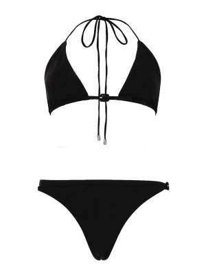 Courreges: Tops & Tank tops - Buckle Bikini Swimsuit