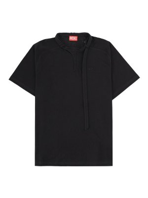 DIESEL: Camisetas - Camiseta - Negro