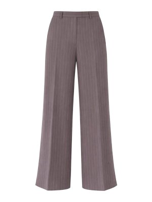 DRIES VAN NOTEN: Pantalons casual - Pantalons Décontractés - Gris Clair