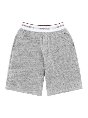 DSQUARED2: pantaloni shorts - Shorts  Con Logo