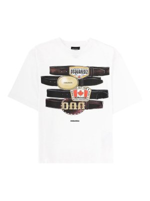 DSQUARED2: T-shirts - T-Shirt - Weiß