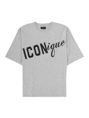 DSQUARED2: t-shirt - T-Shirt Con Stampa