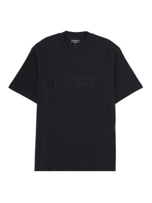 EMPORIO ARMANI: t-shirts - T-Shirt With Icon Embroidery
