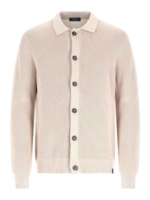 FAY: crew necks - Cotton Knitted Cardigan