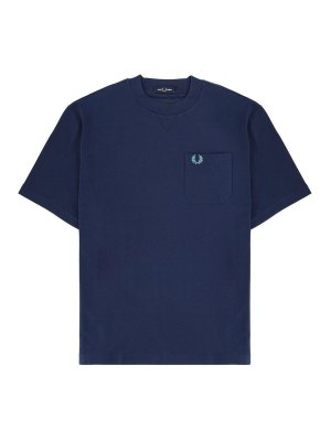 FRED PERRY: Camisetas - Camiseta - Azul