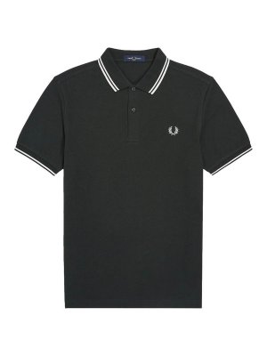 FRED PERRY: Hemden - Hemd - Grün