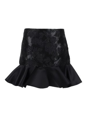 GANNI: Mini jupes - Mini Jupe - Noir