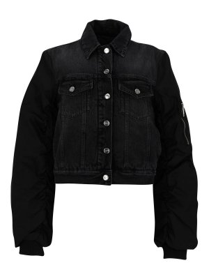 GANNI: denim jacket - Giacca In Denim