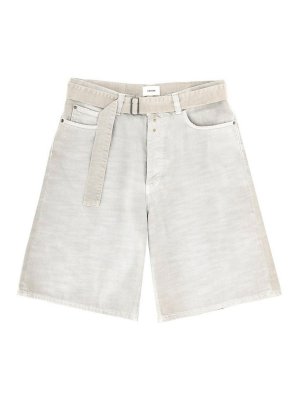 HAIKURE: トラウザーショーツ - ショートパンツ - ベージュ