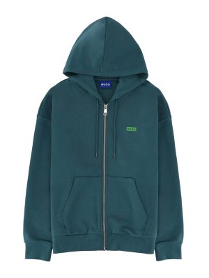 Hugo Boss: Sweatshirts & Sweaters - Zippered Sweatshirt With Logo